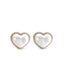 PEARL HEART Earrings