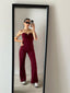 LOLA jumpsuit BURGUNDY