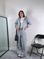 COZY CO-ORD tuta LIGHT GRAY