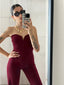 LOLA jumpsuit BURGUNDY