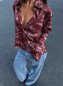 Camicia CO-ORD BURGUNDY