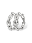 SHINY CHAIN MAXI hoops.