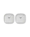 RIBBED SQUARE earrings