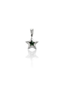 GREEN STAR charm
