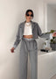 CO-ORD blazer + pantaloni sartoriali GRAY