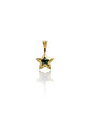 GREEN STAR charm