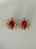TREASURE red earrings