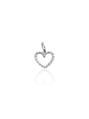 ROPE HEART charm