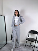 COZY CO-ORD tuta LIGHT GRAY