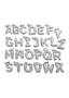 BUBBLE LETTER necklace