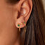 GREEN STAR Earrings