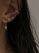 Baguette Silver 925 Studs