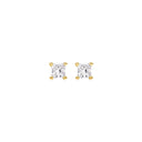 Square Silver 925 Studs